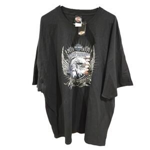 Harley Davidson Motorcycles Sz 4XL Mens Bald Eagle Graphic T-Shirt